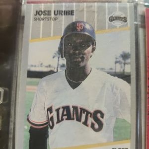 1989 Fleer San Francisco Giants Baseball Card #345